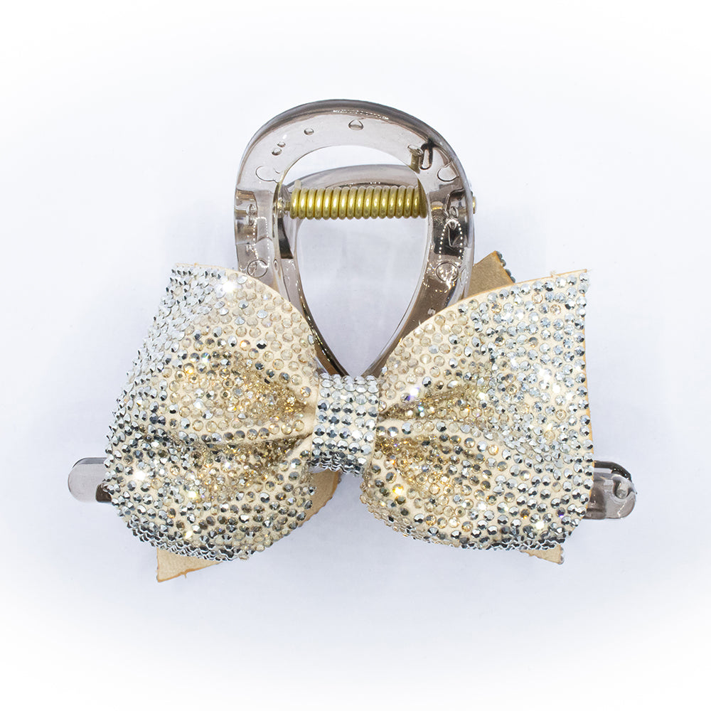 Glittering Bow Hair Clutch