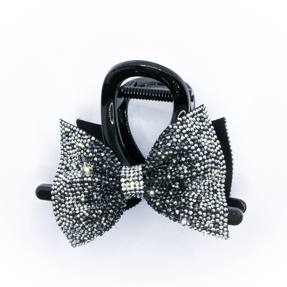 Glittering Bow Hair Clutch