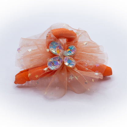 Organza Flower Clutch