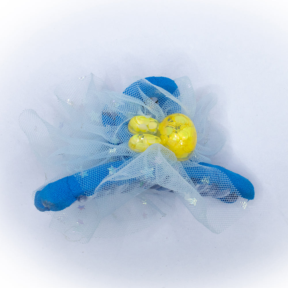 Organza Flower Clutch