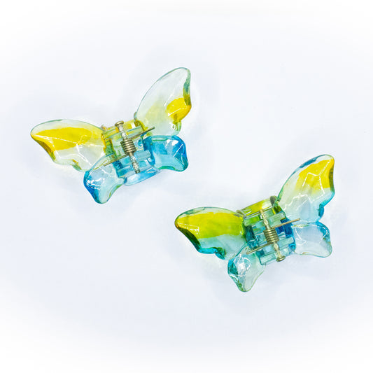 BUTETERFLY HAIR CLUTCH SET OF 2