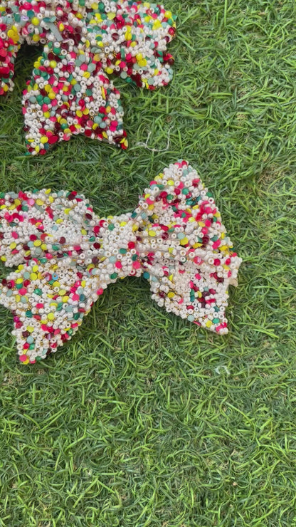 Bow with Bead Work