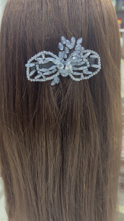 Premium Crystal Stone Work Back Pin