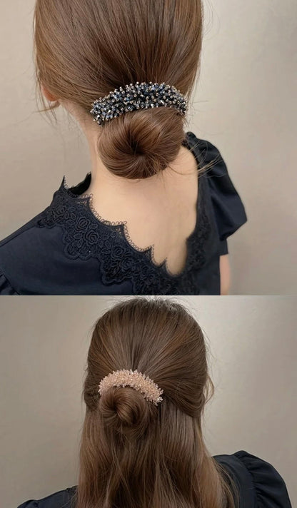 CRYSTAL TRENDING BUN CLIP