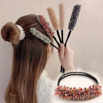CRYSTAL TRENDING BUN CLIP